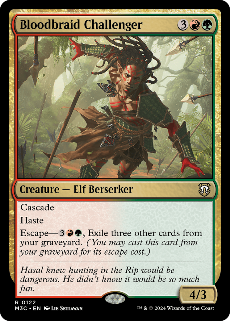 Bloodbraid Challenger (M3C-122) - Modern Horizons 3 Commander - Poke-Collect
