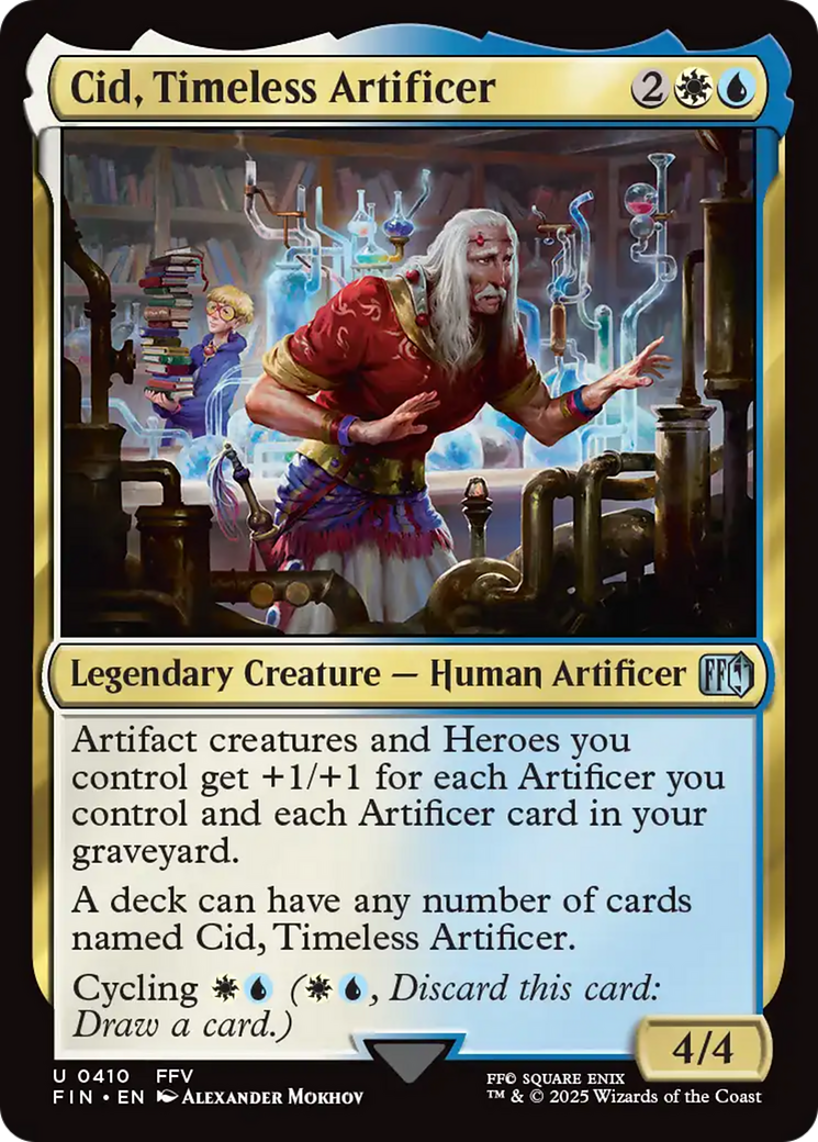 Cid, Timeless Artificer (FIN-410) - FINAL FANTASY Foil - Poke-Collect