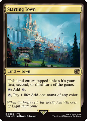 Starting Town (FIN-289) - FINAL FANTASY Foil - Poke-Collect