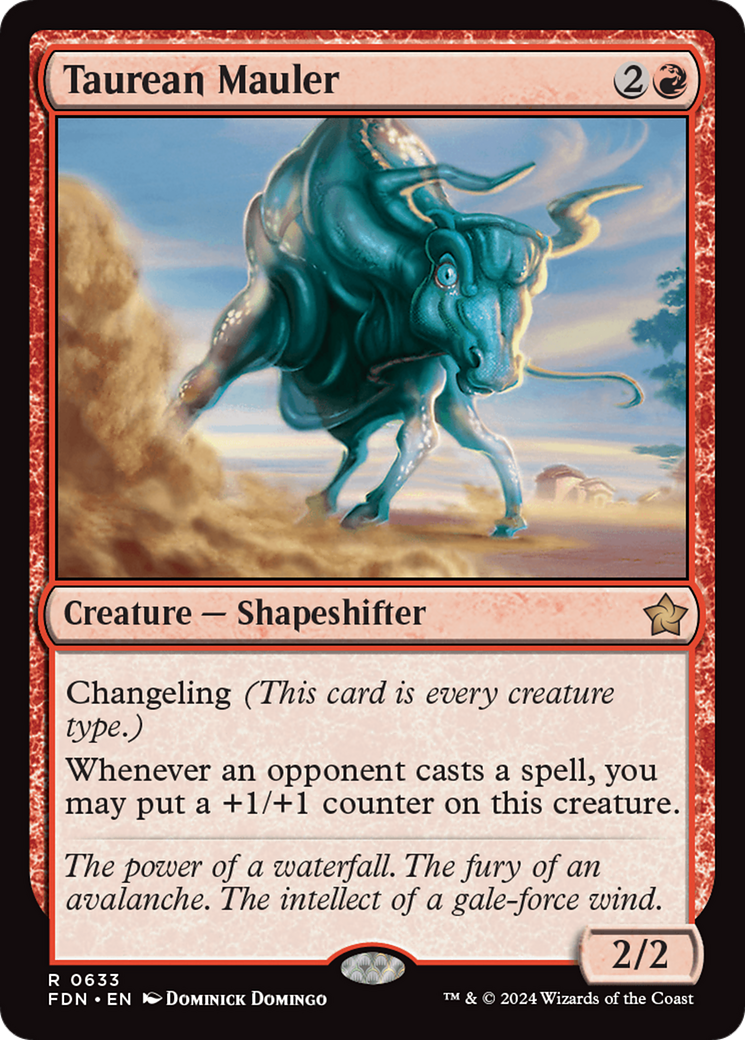 Taurean Mauler (FDN-633) - Foundations - Poke-Collect