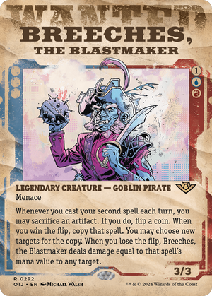 Breeches, the Blastmaker (OTJ-292) - Outlaws of Thunder Junction: (Showcase) (Borderless) - Poke-Collect