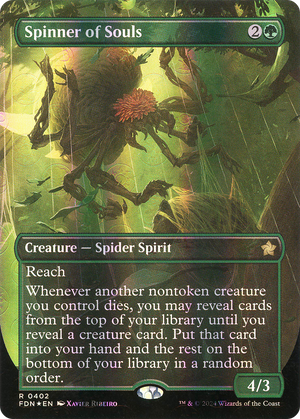 Spinner of Souls (FDN-402) - Foundations (Borderless) Foil - Poke-Collect