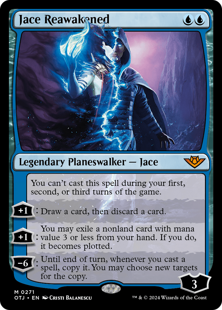Jace Reawakened (OTJ-271) - Outlaws of Thunder Junction Foil - Poke-Collect