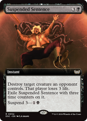 Suspended Sentence (DSC-054) - Duskmourn: House of Horror Commander: (Extended Art) - Poke-Collect