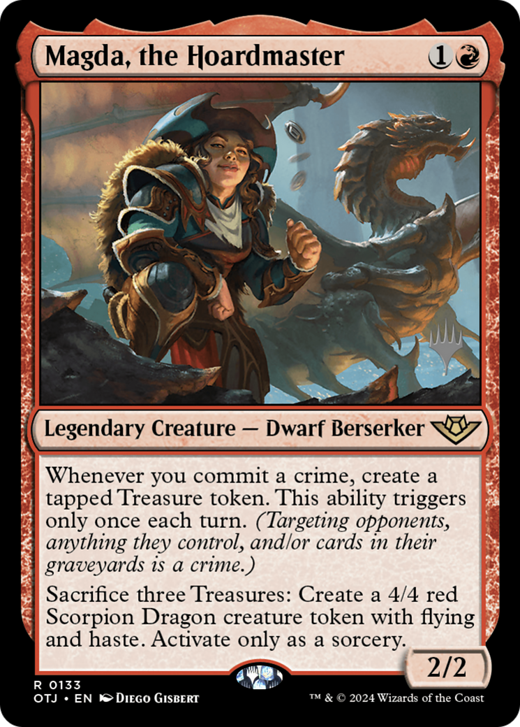 Magda, the Hoardmaster (PPOTJ-133) - Outlaws of Thunder Junction Promos Foil - Poke-Collect
