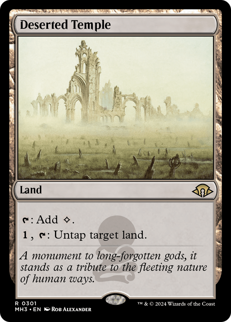 Deserted Temple (MH3-301) - Modern Horizons 3 Foil - Poke-Collect