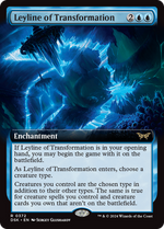Leyline of Transformation (DSK-372) - Duskmourn: House of Horror: (Extended Art) - Poke-Collect