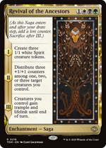 Revival of the Ancestors (TDM-218) - Tarkir: Dragonstorm: (enchantment) Foil - Poke-Collect