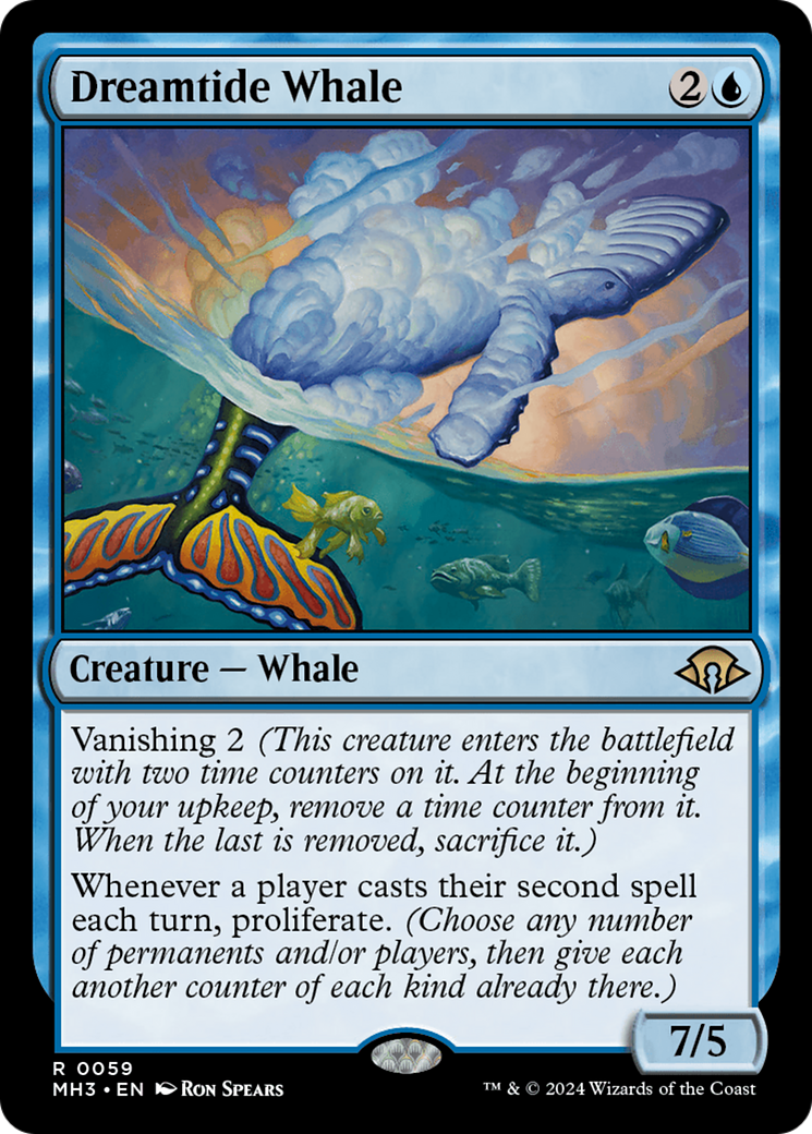 Dreamtide Whale (MH3-059) - Modern Horizons 3 Foil - Poke-Collect