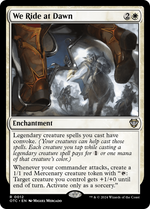 We Ride at Dawn (OTC-012) - Outlaws of Thunder Junction Commander - Poke-Collect