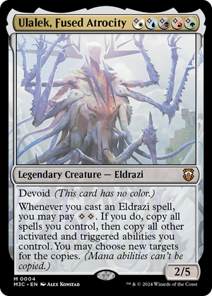 Ulalek, Fused Atrocity (M3C-004) - Modern Horizons 3 Commander: (devoid) - Poke-Collect