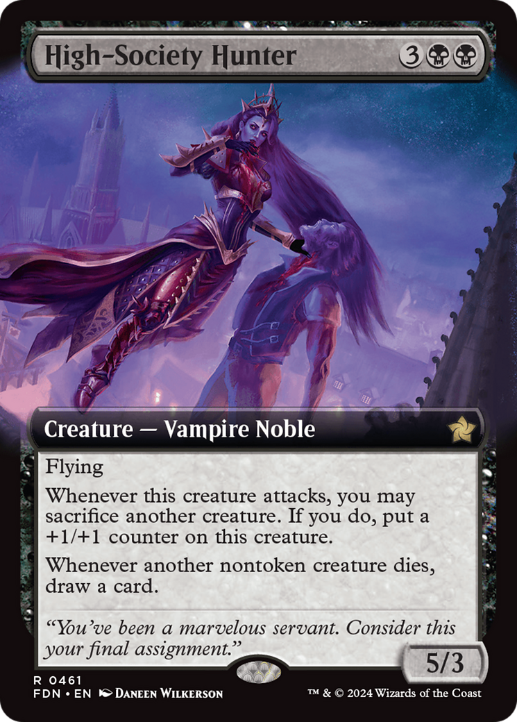 High-Society Hunter (FDN-461) - Foundations: (Extended Art) - Poke-Collect