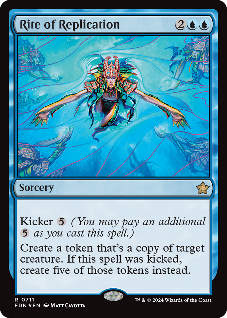 Rite of Replication (FDN-711) - Foundations Foil - Poke-Collect