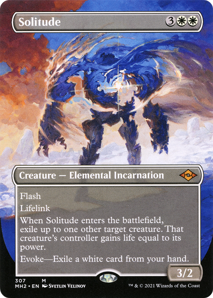 Solitude (MH2-307) - Modern Horizons 2 (Borderless) Foil - Poke-Collect