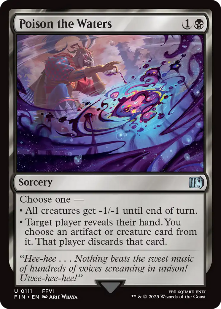Poison the Waters (FIN-111) - FINAL FANTASY Foil - Poke-Collect