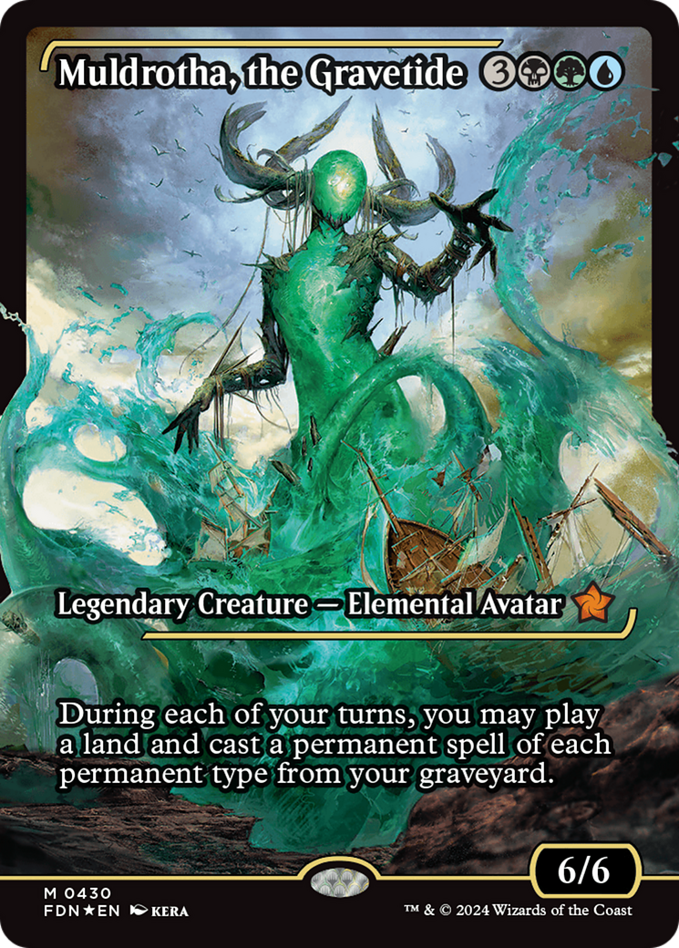 Muldrotha, the Gravetide (FDN-430) - Foundations: (Showcase) Foil - Poke-Collect