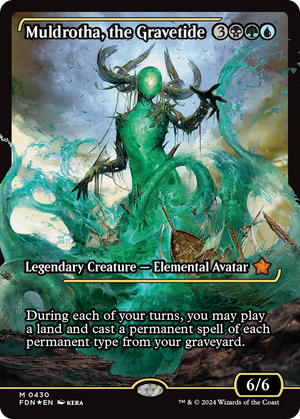 Muldrotha, the Gravetide (FDN-430) - Foundations: (Showcase) Foil - Poke-Collect