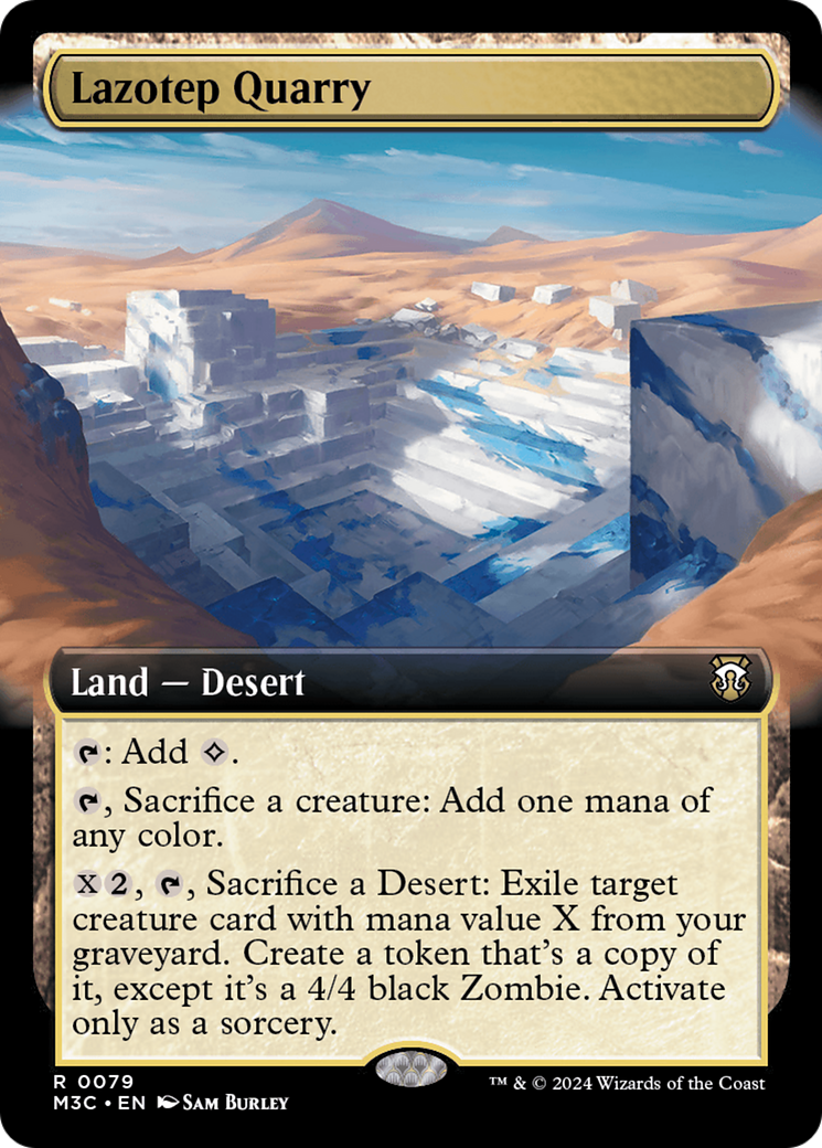 Lazotep Quarry (M3C-079) - Modern Horizons 3 Commander: (Extended Art) - Poke-Collect