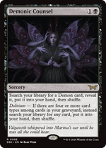 Demonic Counsel (DSK-092) - Duskmourn: House of Horror - Poke-Collect