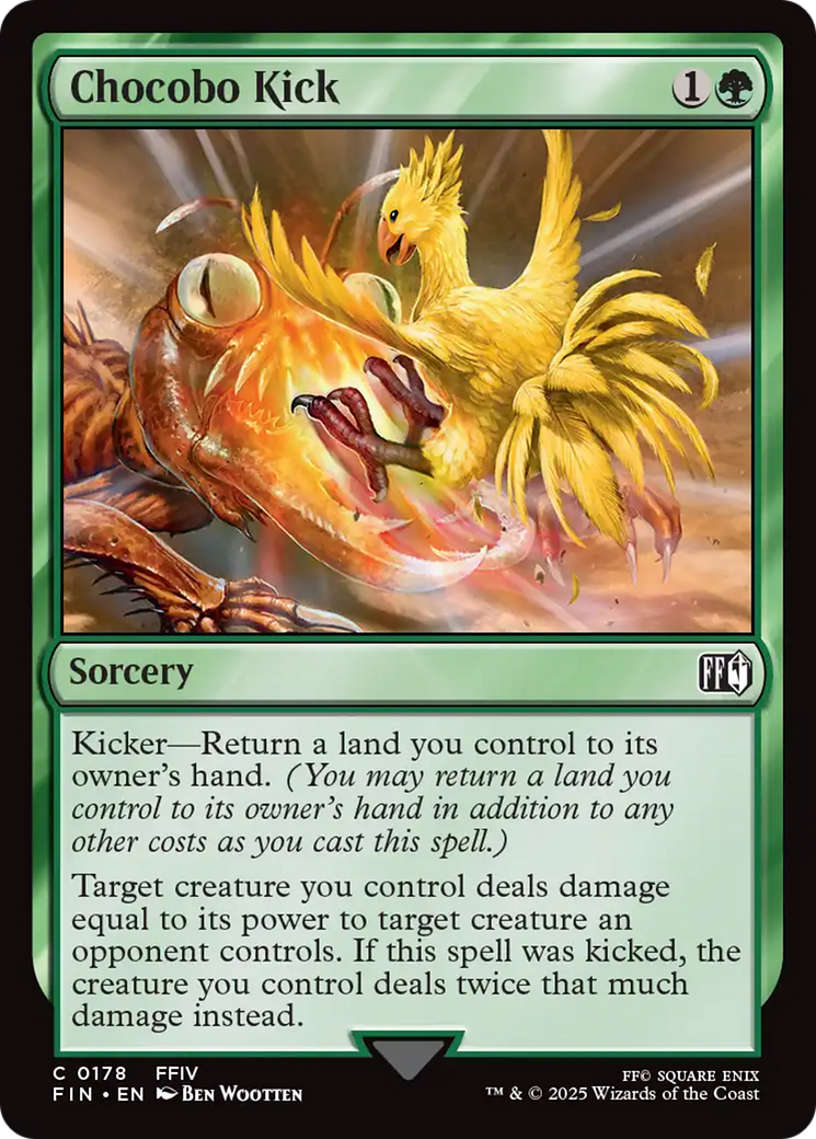 Chocobo Kick (FIN-178) - FINAL FANTASY Foil - Poke-Collect