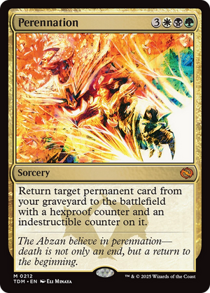 Perennation (TDM-212) - Tarkir: Dragonstorm - Poke-Collect