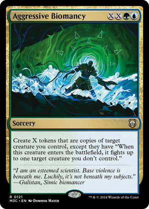 Aggressive Biomancy (M3C-121) - Modern Horizons 3 Commander - Poke-Collect