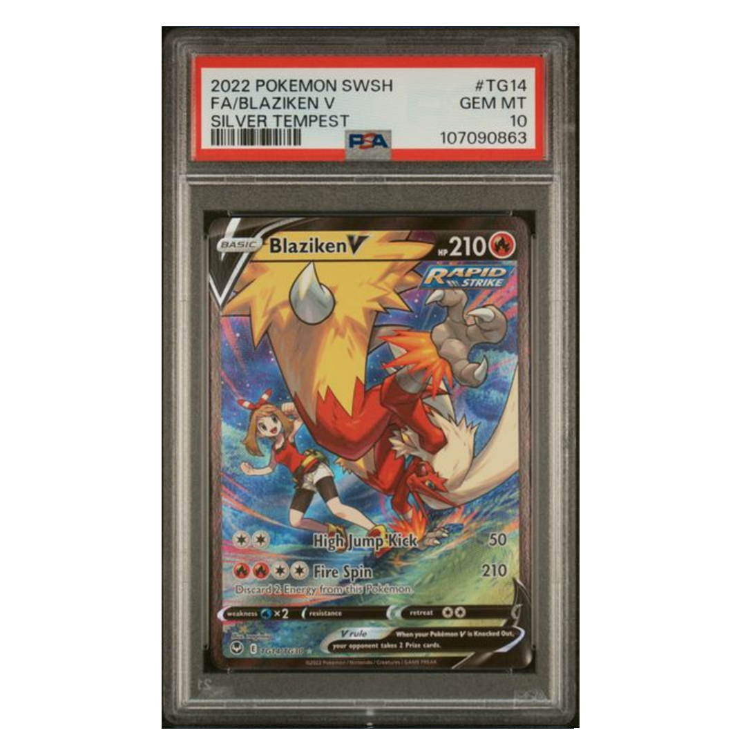 Blaziken V Silver Tempest #TG14 PSA 10 - Poke-Collect