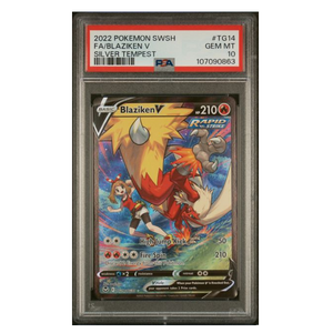 Blaziken V Silver Tempest #TG14 PSA 10 - Poke-Collect