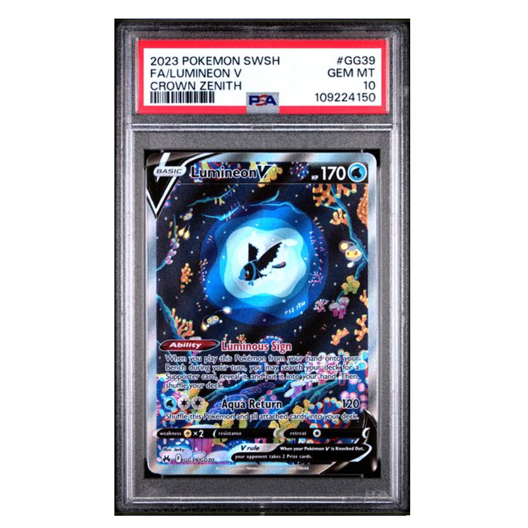Lumineon V Crown Zenith #GG39 PSA 10 - Poke-Collect