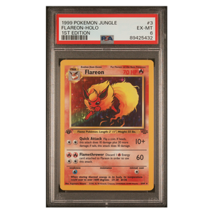 Flareon Jungle Holo 1st Edition #3 PSA 6 - Poke-Collect