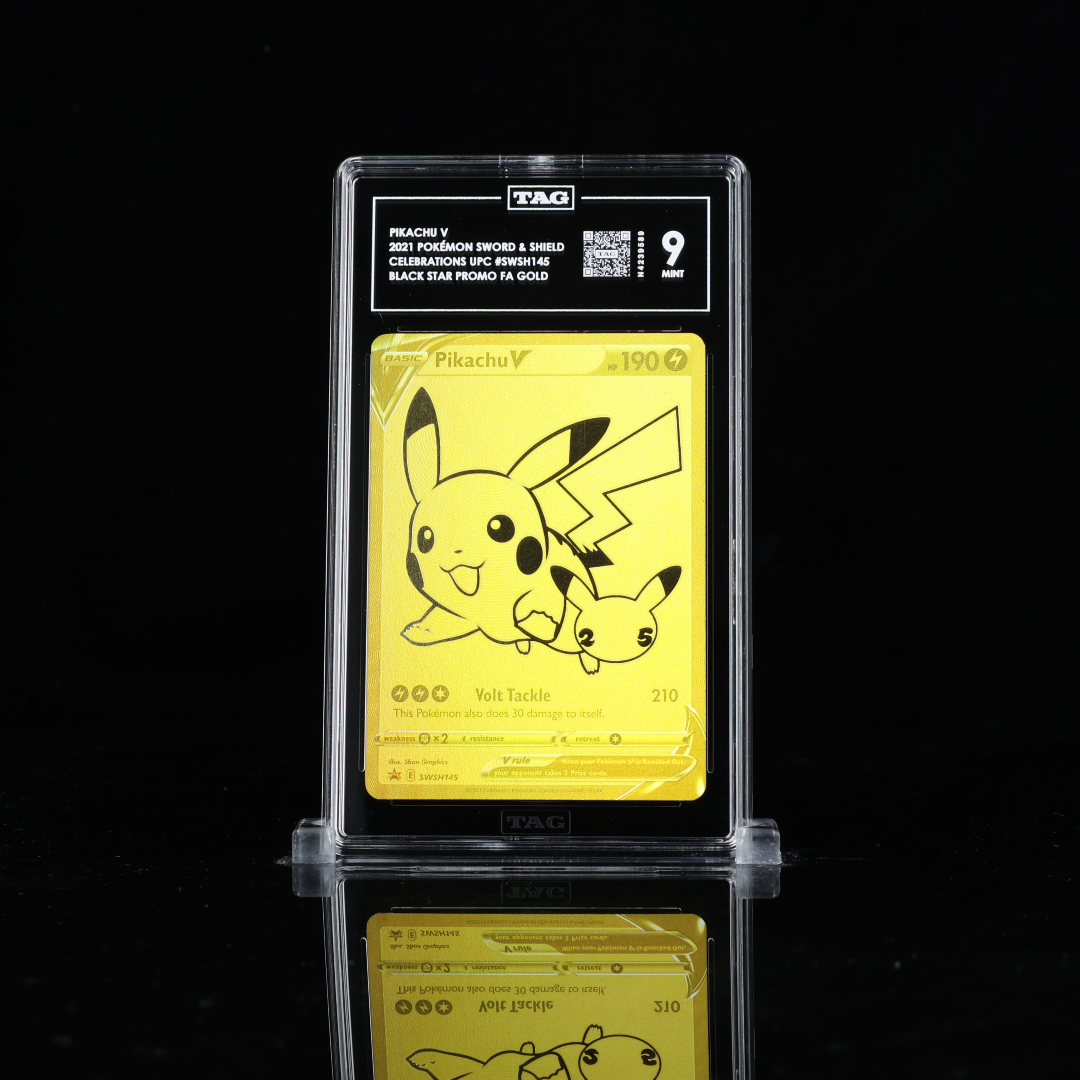 Pikachu V Celebrations UPC Promo #SWSH145 TAG 9 - Poke-Collect