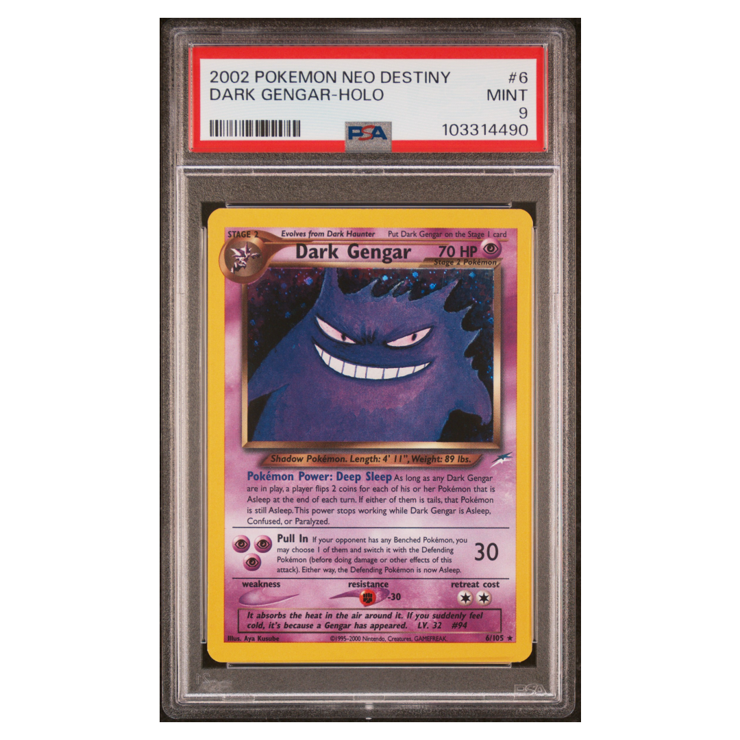 Dark Gengar Holo Neo Destiny #6 PSA 9 - Poke-Collect