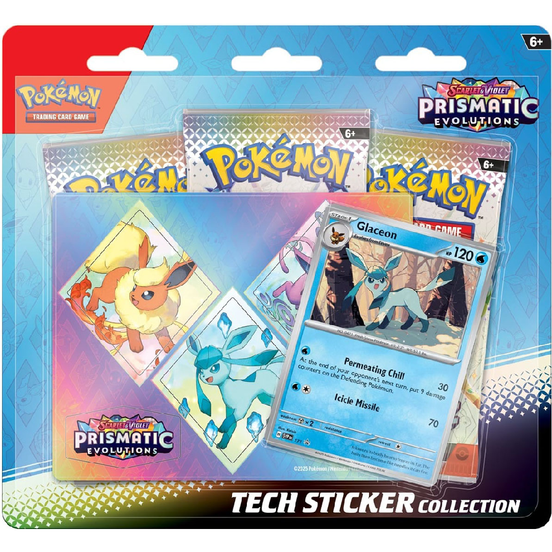 Scarlet & Violet: Prismatic Evolutions Tech Sticker Collection (Glaceon)