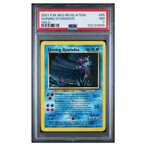 Shining Gyarados Holo Neo Revelation #65 PSA 7 - Poke-Collect