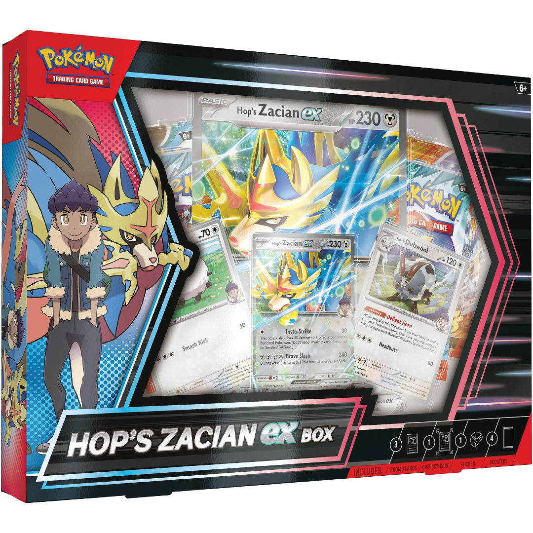 Hop's Zacian ex Box