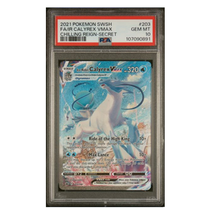 Ice Rider Calyrex Vmax Alternate Art Chilling Reign #203 PSA 10 - Poke-Collect