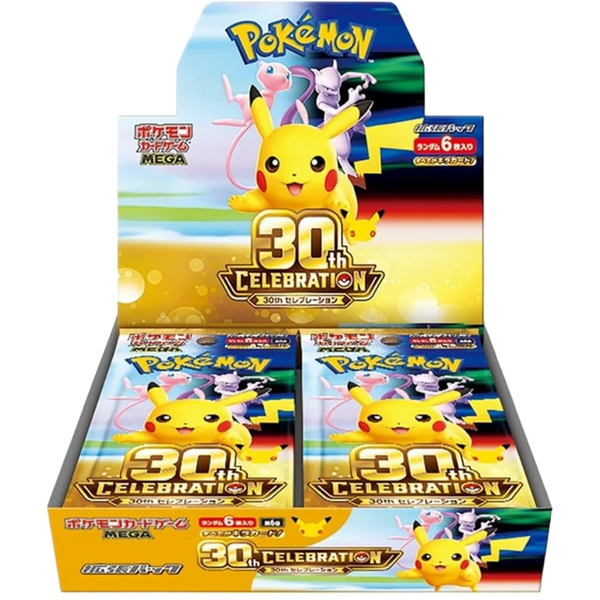 Japanese 30th Celebration (M6a) Pokémon booster box, sealed