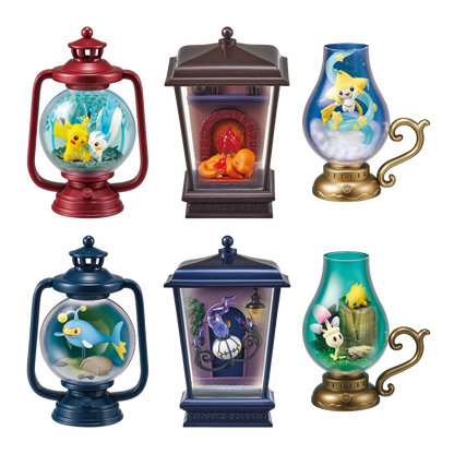 Pokemon Lantern Diorama Blind Box - all 6 figures in the set