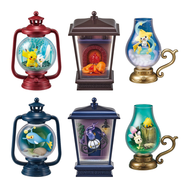 Pokemon Lantern Diorama Blind Box - all 6 figures in the set