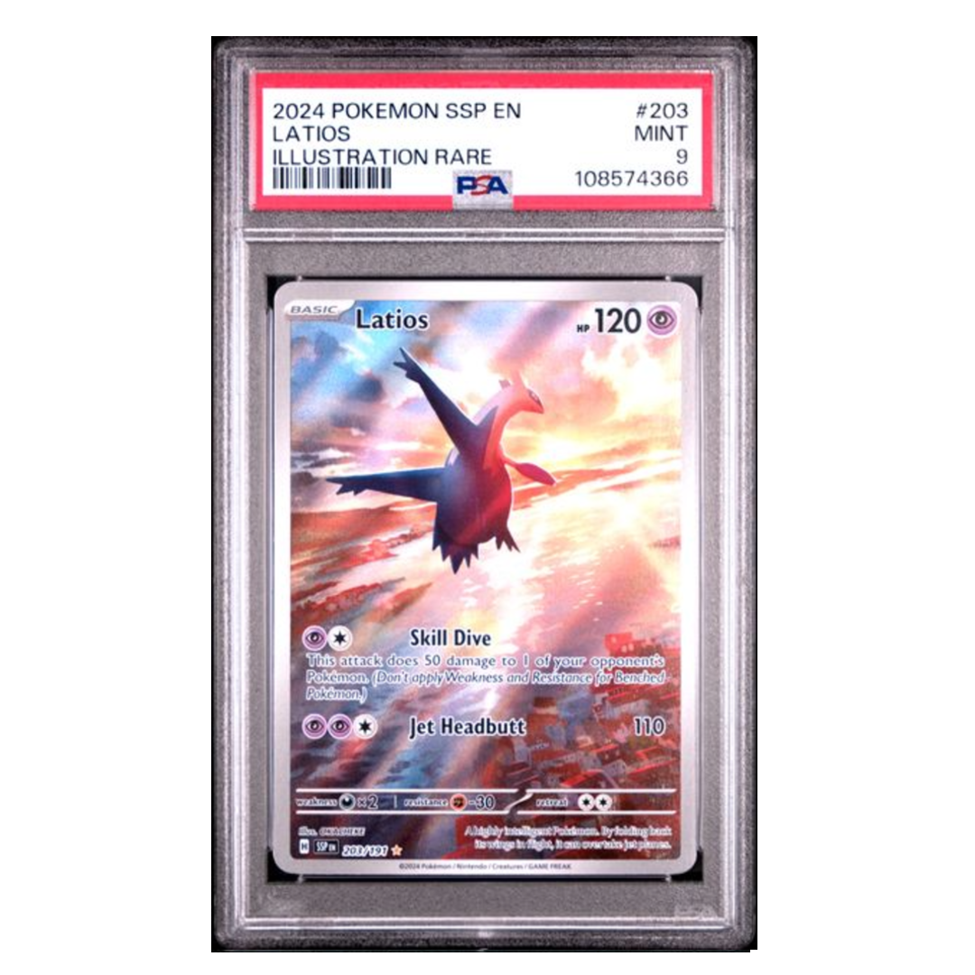 Latios IR Surging Sparks #203 PSA 9 - Poke-Collect