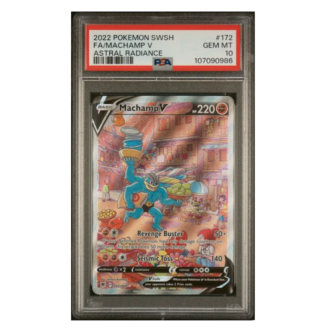 Machamp V Alternate Art Astral Radiance #172 PSA 10 - Poke-Collect