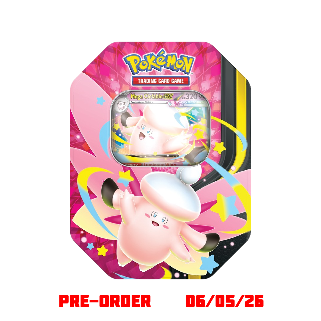 Mega Moonlit Tin - Mega Clefable ex - Poke-Collect