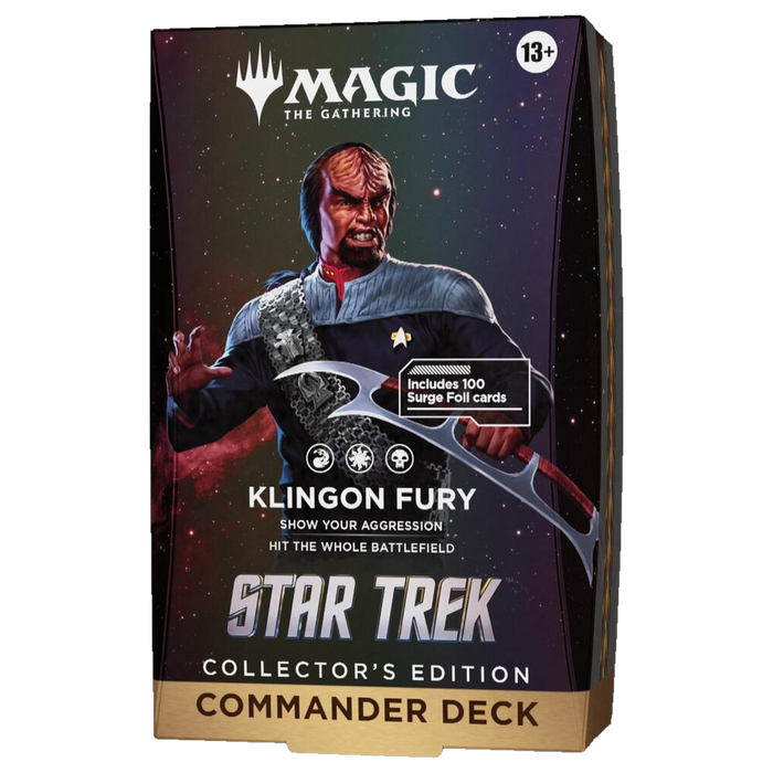Magic the Gathering: Universes Beyond Star Trek - Collector's Edition Commander Deck - Klingon Fury