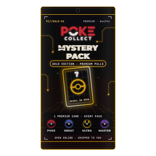 Poke-Collect Mystery Pack: Gold Edition (animated)