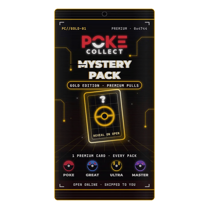 Poke-Collect Mystery Pack: Gold Edition (animated)