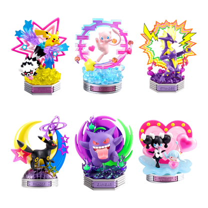 Pokemon Neon Party Blind Box - all 6 figures in the set