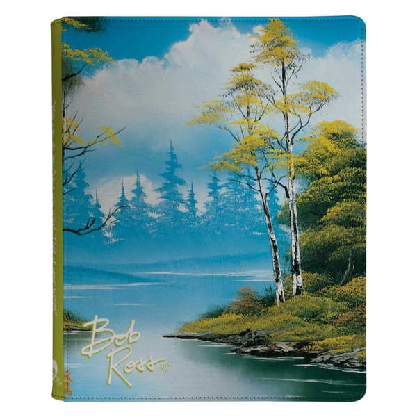 Ultra Pro Zippered PRO Binder 9-Pocket Bob Ross Lakeside Path