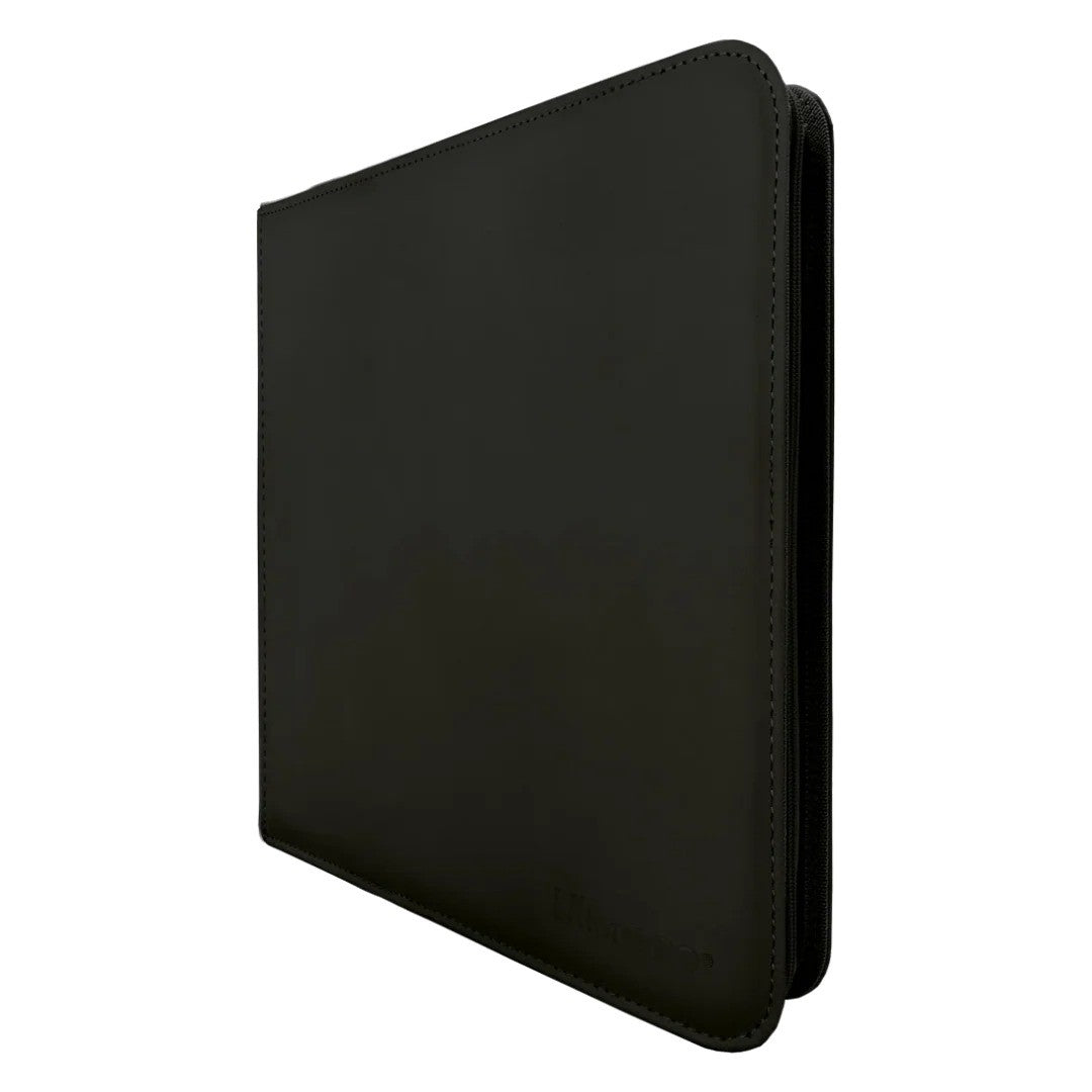 Vivid 12-Pocket Zippered Pro-Binder (Black)