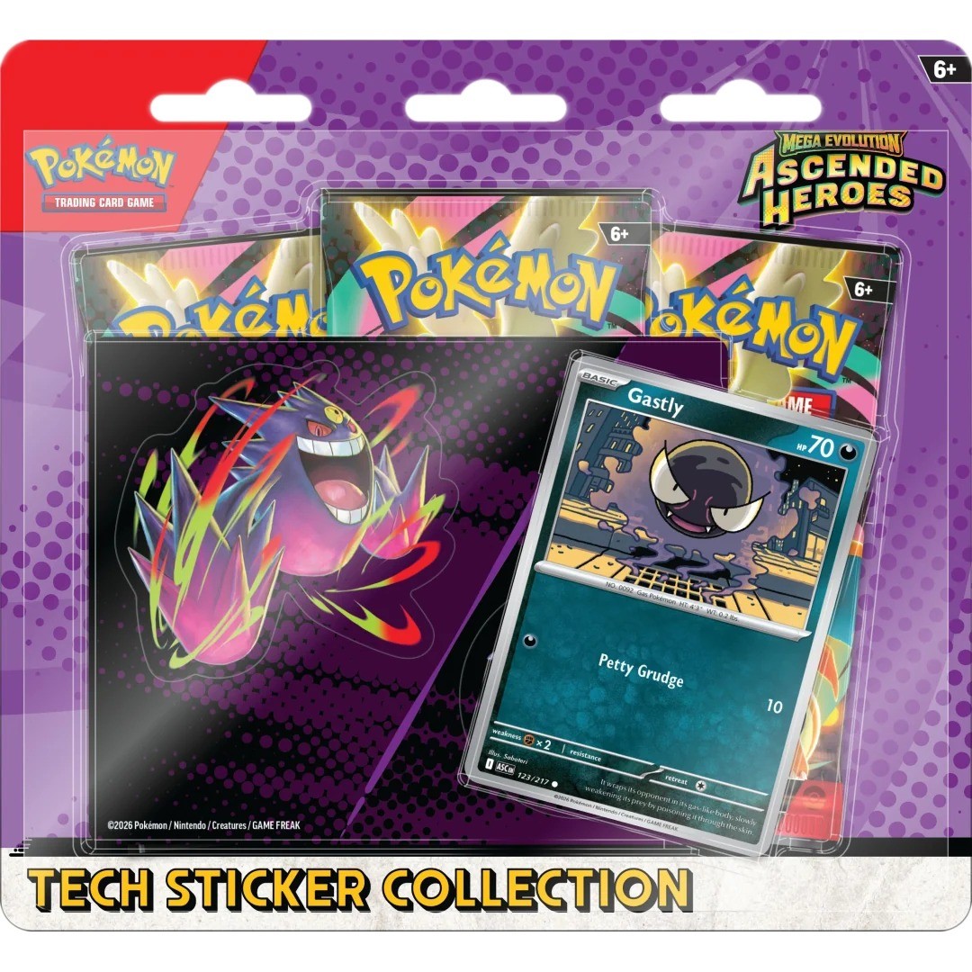 Ascended Heroes Tech Sticker Collection Gastly