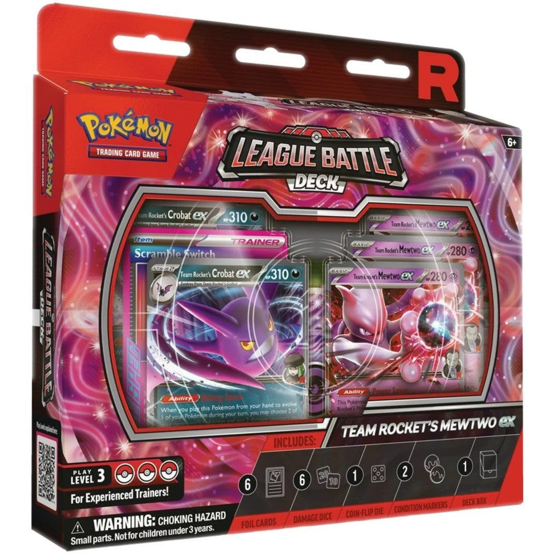 Pokémon TCG: Team Rocket’s Mewtwo Ex League Battle Deck